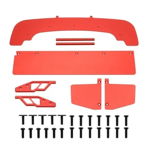 Red Front Splitter W/ Animal Bumper Guard Side Skirt for Arrma Infraction 6S - Picture 1 of 7