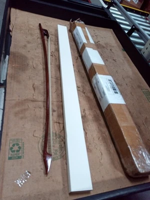 3/4 Upright Double Bass Bow Snakewood German Low Handle Bass Bow Horse Hair - Image 1 of 4