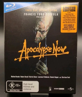Apocalypse Now Limited Edition Blu-ray 3 disc set NEW UNSEALED  - image 1 of 4