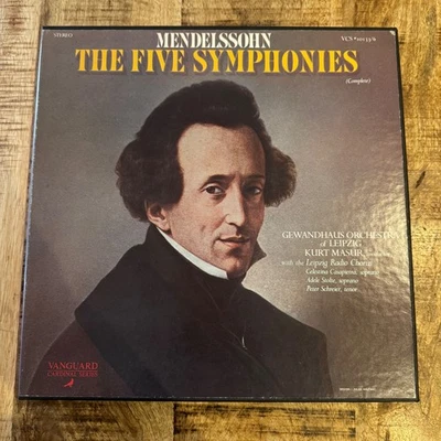 Felix Mendelssohn-Bartholdy -  The Five Symphonies (Complete) 4 VINYL  BOX SET - Image 1 of 4