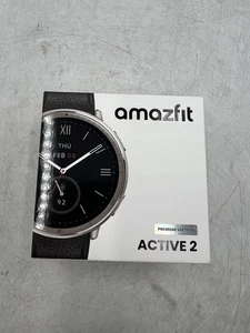 Amazfit Active 2 44mm Fitness Smart Watch with Leather Band New In Box - Picture 1 of 3