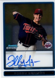 2009 Bowman Chrome Prospects BCP124 Bobby Lanigan RC Auto