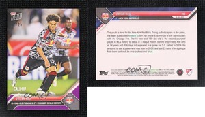 2023 Topps Now MLS Purple /25 Julian Hall #208