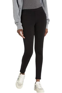 (NWT) Hue Women's Ponte Mid-Rise Stretch Leggings, Black Size XL - Picture 1 of 13