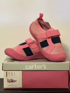 New In Box NIB Carters Toddler Girl Pink Water Beach Play Shoes Size 11 MSRP $35 - Picture 1 of 13