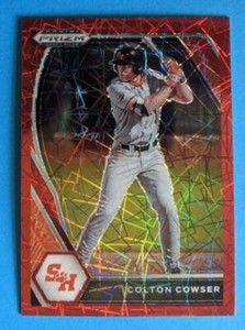 2021 Prizm Draft Picks COLTON COWSER RED Velocity Prospect #PDP5