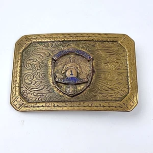 National Safety Council 1 Year Safe Driver Award Belt Buckle Vintage - Picture 1 of 3