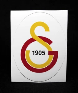 Turkish Super Lig Football Club Galatasaray AS Oval Logo Sticker - Picture 1 of 3