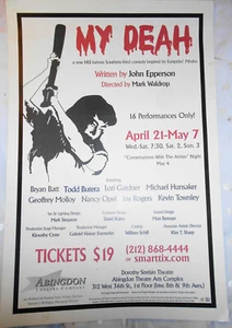 MY DEAH - 2007 póster, Teatro Dorothy Strelsin, Compañía Abingdon de la Ciudad de Nueva York - Imagen 1 de 2