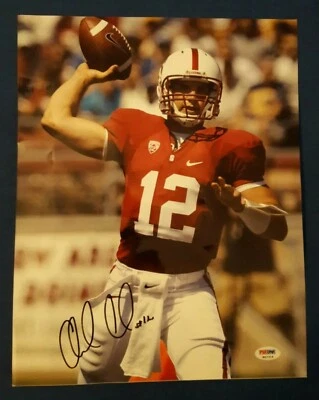 Andrew Luck ROOKIE Autographed 11"x13" Photo With Stanford University PSA/DNA - Image 1 of 4