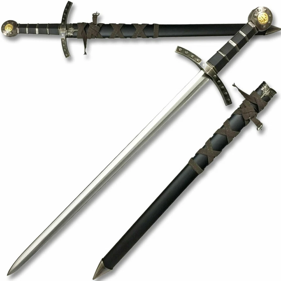 NIGHT TEMPLAR ONE HAND MINI SWORD 23 " OVERALL BLACK - Image 1 of 1