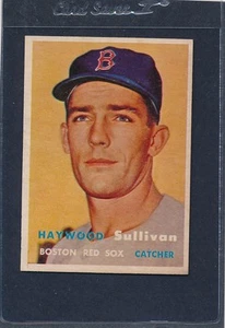 1957 Topps #336 Haywood Sullivan Red Sox NM (Stained) 57T336-111415-1 - Picture 1 of 1