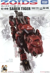 TAKARA TOMY ZOIDS 40° ANNIVERSARIO AZ-05 EZ-016 SABER TIGER MODEL KIT - Foto 1 di 10
