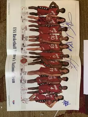 Rebecca Lobo Lisa Leslie Dawn Staley AUTO SIGNED Autograph PSA/DNA USA Program - Image 1 of 4