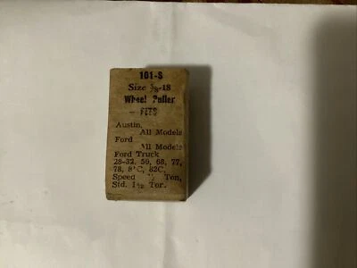 Extractor de ruedas 101-S 5/8-18 Chevrolet 490-1924 Durant 610 612 Ford Muchos más Foto 1 de 4