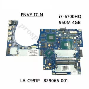 Für HP 17-N mit I7-6700HQ CPU 950M 4GB Mainboard LA-C991P 829066-601 829066-001 - Bild 1 von 6