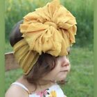 Bow Knot Oversize Lace Bow Manual Flower Silk Hairband  Baby