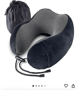 Nackenkissen Memory Foam U-Form Reisekissen Flugzeug Auto Kopfstütze - Bild 1 von 7