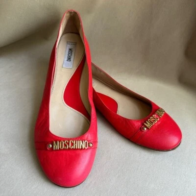 MOSCHINO Red ballet flats size 37 - Image 1 of 4