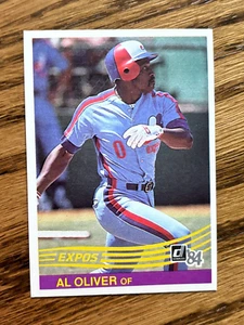 1984 Donruss #177 Al Oliver - Montreal Expos - Picture 1 of 2