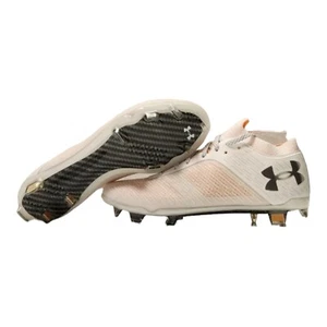 Under Armour Shadow Pro FG White Orange Shock Soccer Cleats 3025643-100 Sz 7 - Picture 1 of 6