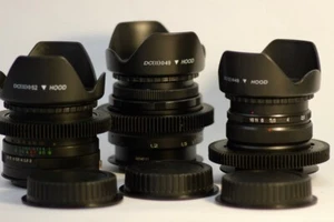 Objektive HELIOS 44, Jupiter 9, Mir-1V Mod Cinema Canon EF Mount - Bild 1 von 13