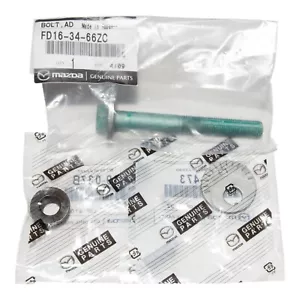 Perno de ajuste de inclinación delantera genuino Mazda Rx7 FD, placa de leva, tuerca FD16-34-66ZC - Imagen 1 de 5