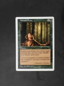 MtG 5th Edition Nature's Lore NM $0.75 Flat Shipping VCT123680 - Picture 1 of 2