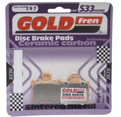 Pastillas de freno traseras Goldfren S33 para Ktm SX 85 220 mm radical 2012-2015 Foto 1 de 2