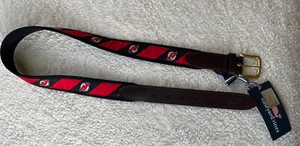 Nuevo con etiquetas Cinturón Club de Lona Vineyard Vines New Jersey Devils NHL Logo Talla 32 - Imagen 1 de 3