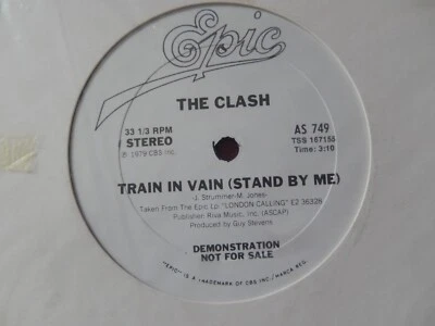 10 "LP " ,, The Clash , Train In Vain ,  ; PROMO , 33,3rpm , Testpressung ? TOP - Bild 1 von 3