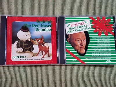 BURL IVES HAVE A HOLLY JOLLY CHRISTMAS & RUDOLPH (31 TRACK 2 CD LOT) Foto 1 de 3