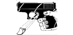 Protezione trigger Clipdraw per GLOCK 42 #4R MANO DESTRA blocco di sicurezza nascondiglio - Foto 1 di 5
