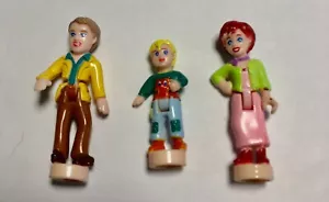 Polly Pocket Dream Builders Deluxe Mansion Mom-Dad-Son - Picture 1 of 2