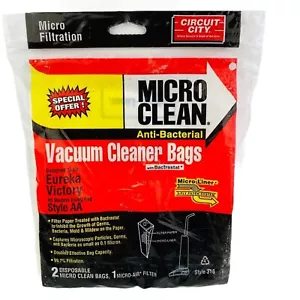 Circuit City Staubsaugerbeutel für Eureka Victory Style AA 2er Pack & Filter - Bild 1 von 2