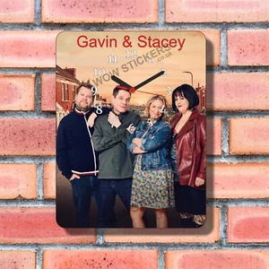 Gavin & Stacey Design Wall Clock New and boxed Ideal Gift wall hanging clock - Picture 1 of 2