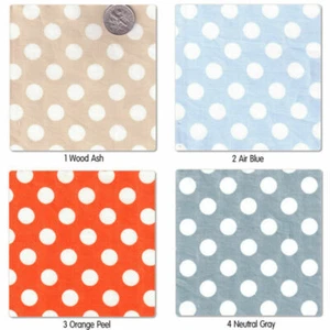 SOFT COTTON CLOTH WORK DRESSMAKING FABRIC 10MM  POLKA DOT DOTTY 7 VARIES 58"W - Picture 1 of 9