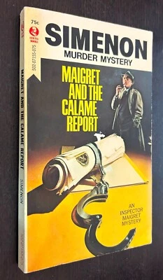SIMENON -- Maigret Calame Report (1971 Curtis) -- винтажная загадочная книга в мягкой обложке - Изображение 1 из 3