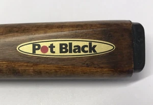 Pot Black 2 Piece Pool / Snooker Cue Great Condition Dark Wood Grain With Case. - Picture 1 of 11