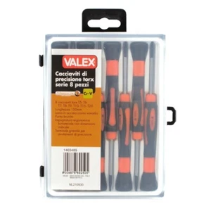 CACCIAVITI DI PRECISIONE TORX SERIE 8 PEZZI CRV 1463489 VALEX - Foto 1 di 1