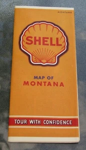 1940 SHELL Tour With Confidence Map Of MONTANA H.M. Gousha Co UNUSED File Copy - Picture 1 of 1