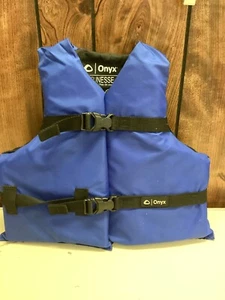 Chaleco Salvavidas Universal de Uso General Onyx, Azul Aprobado por USCG Talla Juvenil - Imagen 1 de 9
