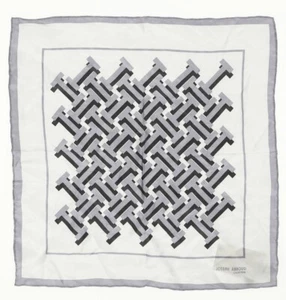 Joseph Abboud Einstecktuch grau Seide 140140 - Bild 1 von 2