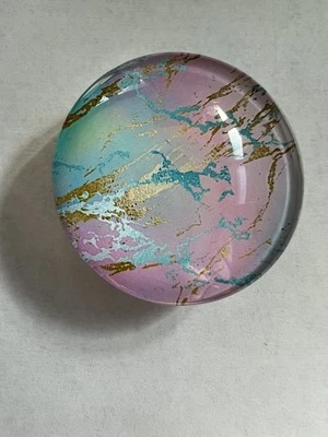 Popgrip Premium - Iridescent Pink Gold And Blue- Phone Grip & Stand - Image 1 of 4