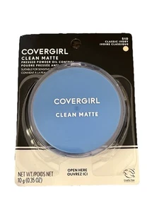 Covergirl Clean Matte Pressed Powder Oil-Control, (510) Classic Ivory - Picture 1 of 3