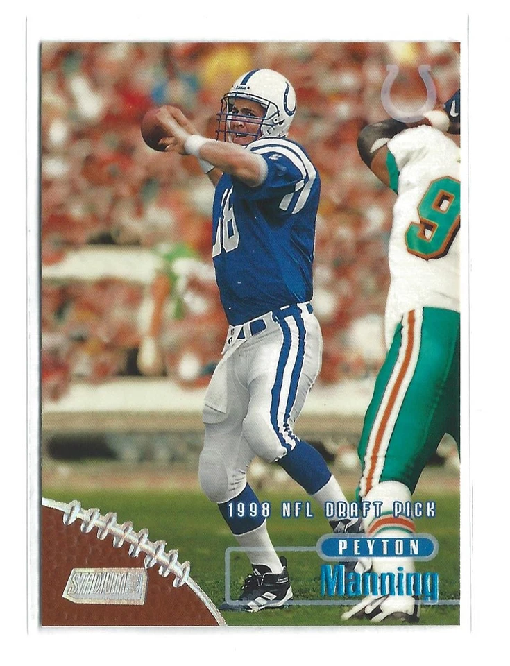 1998 Stadium Club #195 Peyton Manning RC Rookie Colts Broncos - Image 1 of 1