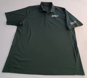 Walmart Management Poloshirt Herren Spread Collar Logo bestickt grün * - Bild 1 von 5