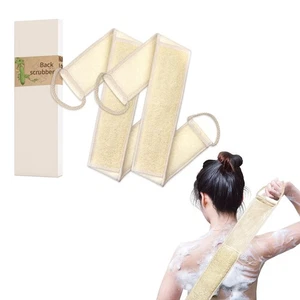 Natural Loofah Strap,Back Scrubber Made from Organic Loofa for Shower,Exfolia... - Bild 1 von 6