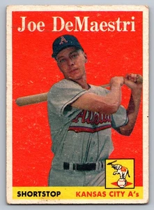 1958 Topps #62 Joe DeMaestri Kansas City Athletics - Picture 1 of 3