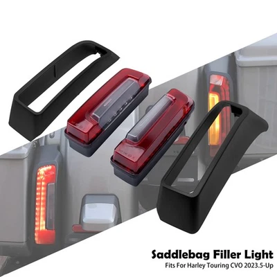Motorcycle Rear Fender Side Light Saddlebag Tail Light For Harley Touring 2024 - Image 1 of 4